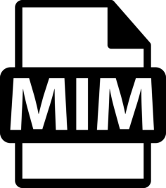 Mim File Format Variant Sketch Svg Vector, Free Vectors File